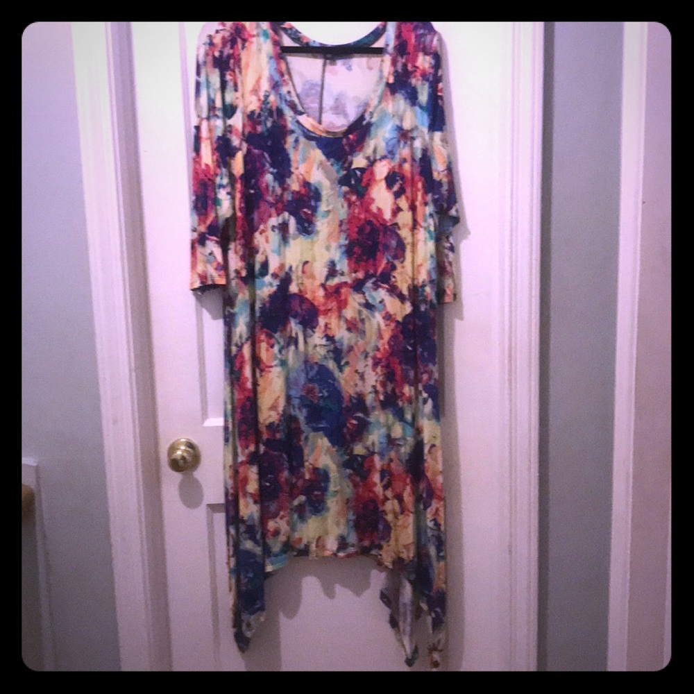 The dyed dress